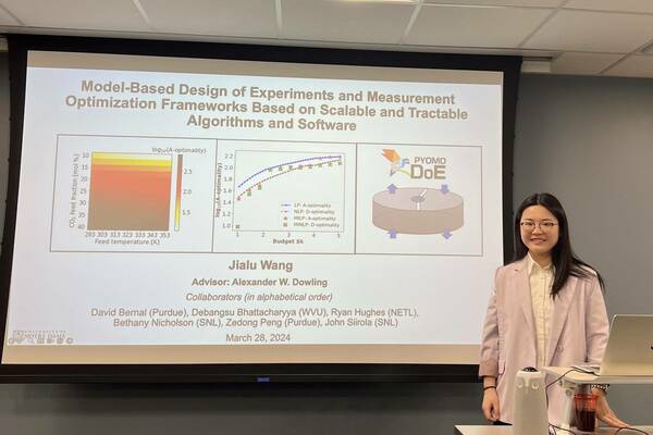 Dr. Jialu Wang defends her thesis